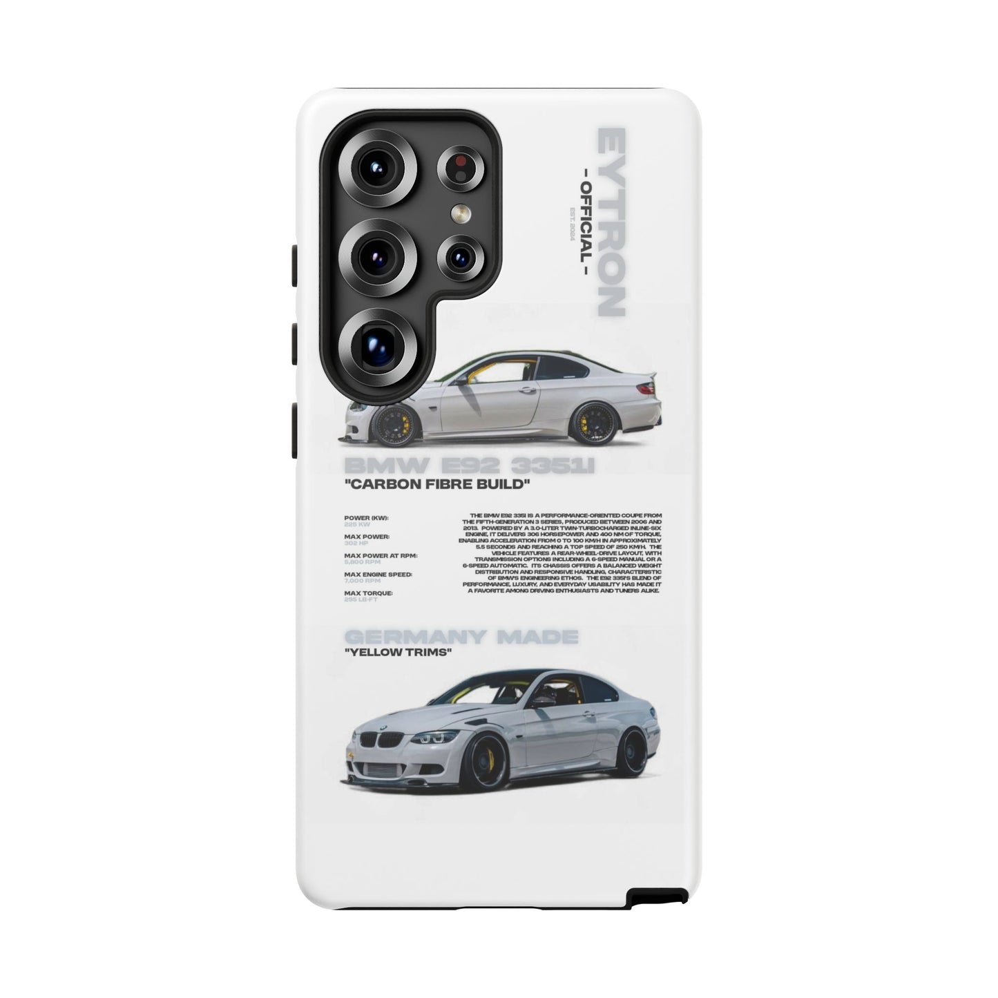 "Carbon E92" Sturdy Case