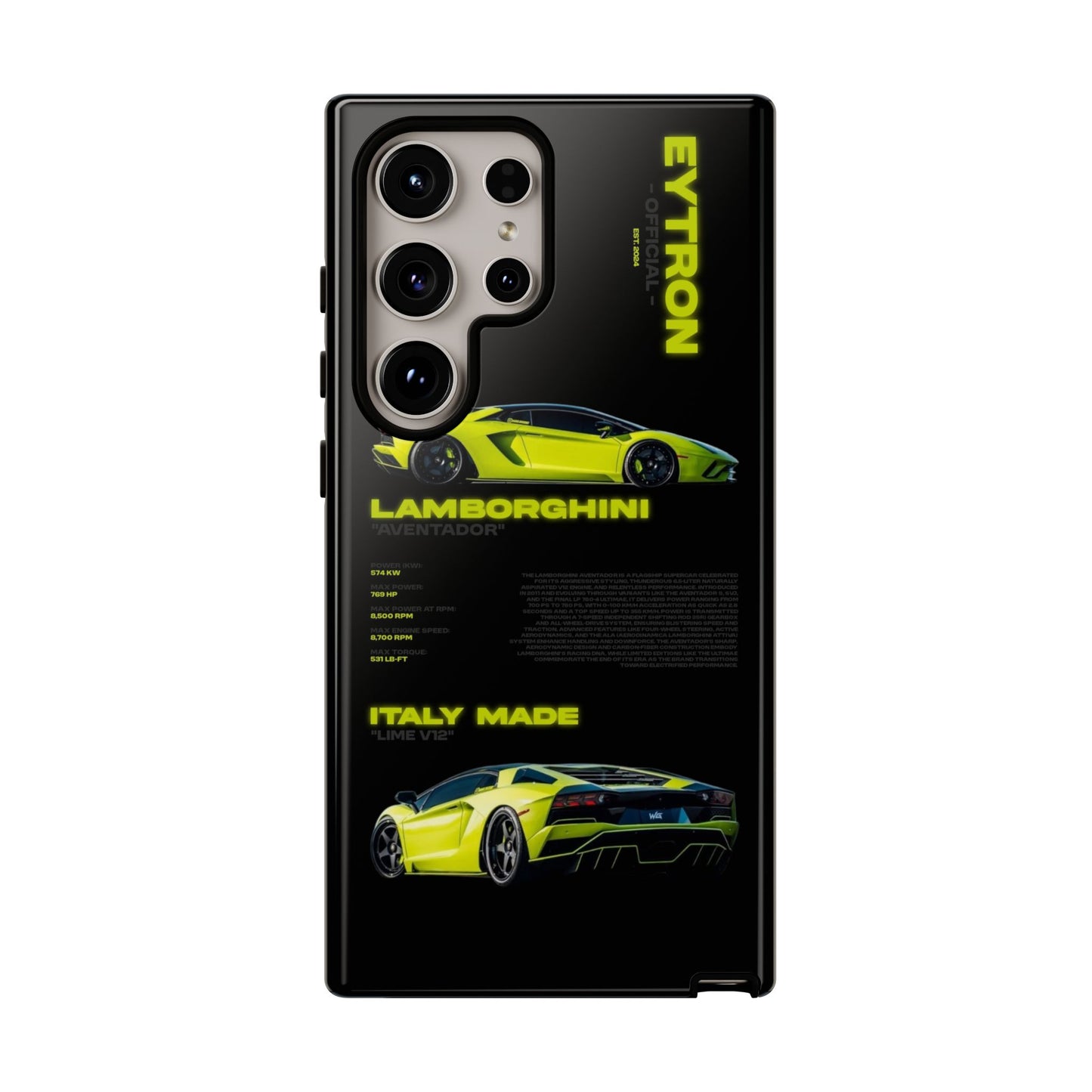 "Lime Bull" Sturdy Case