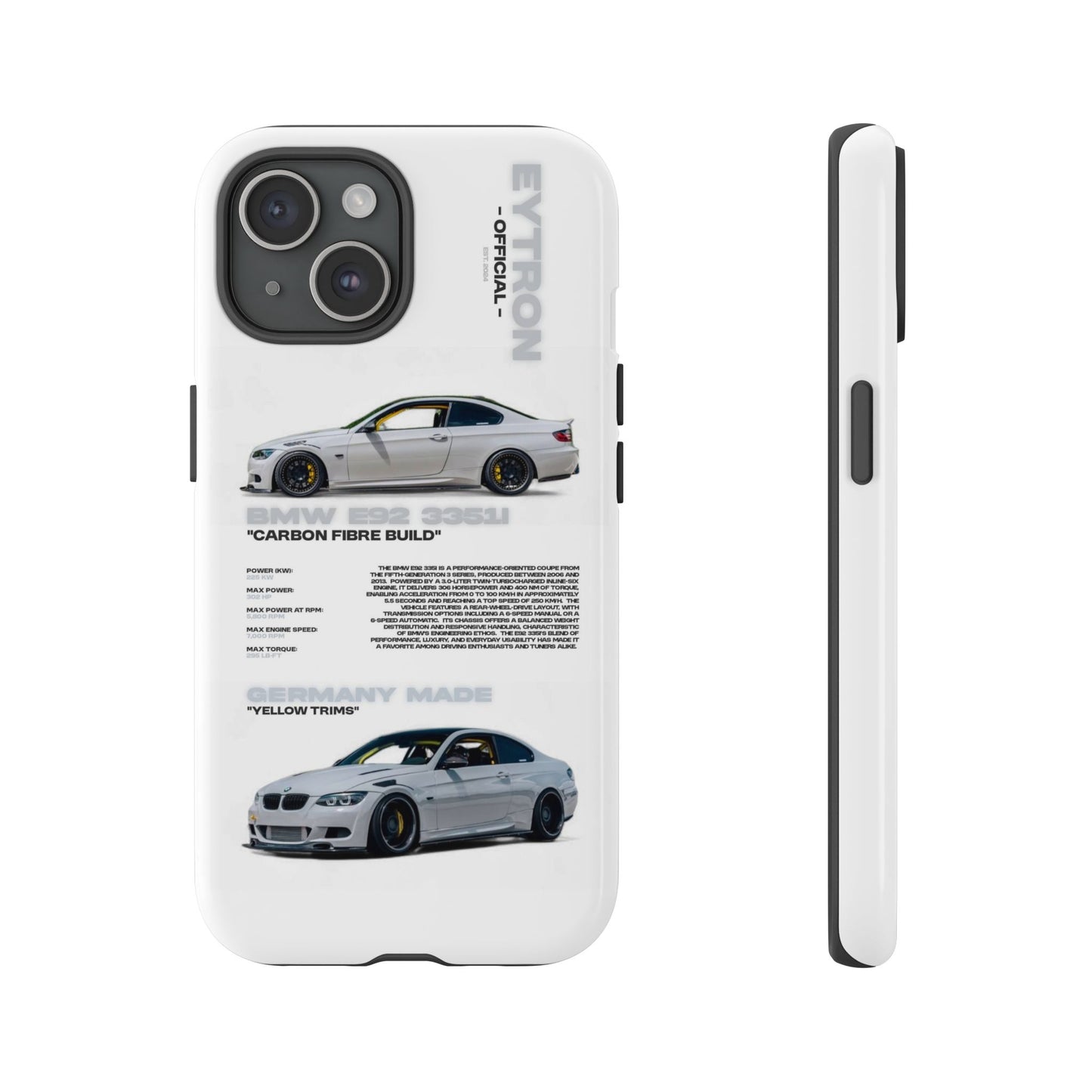 "Carbon E92" Sturdy Case