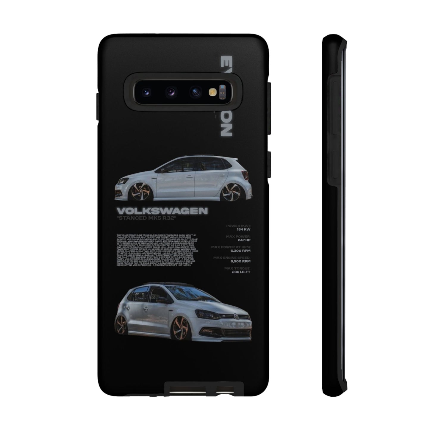 "Stanced MK5 R32" Sturdy Case