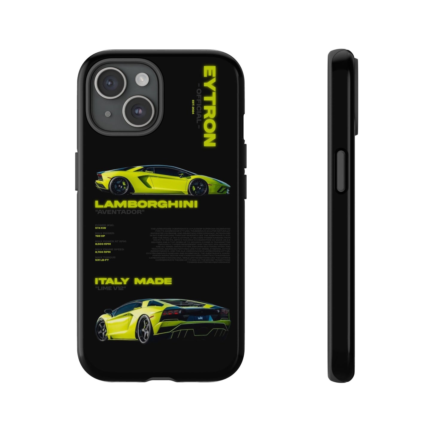"Lime Bull" Sturdy Case