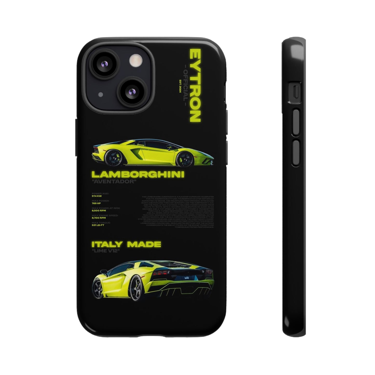 "Lime Bull" Sturdy Case