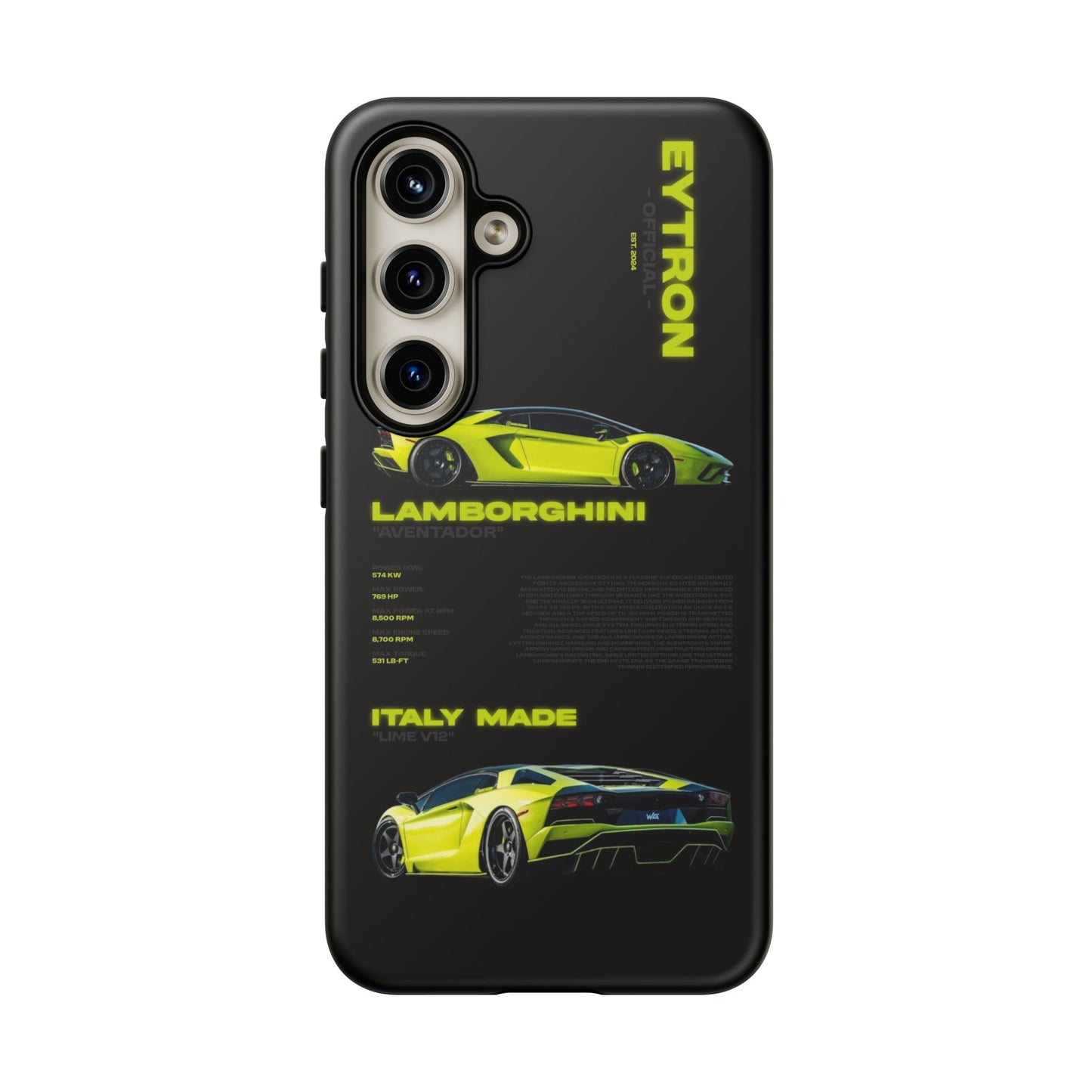 "Lime Bull" Sturdy Case