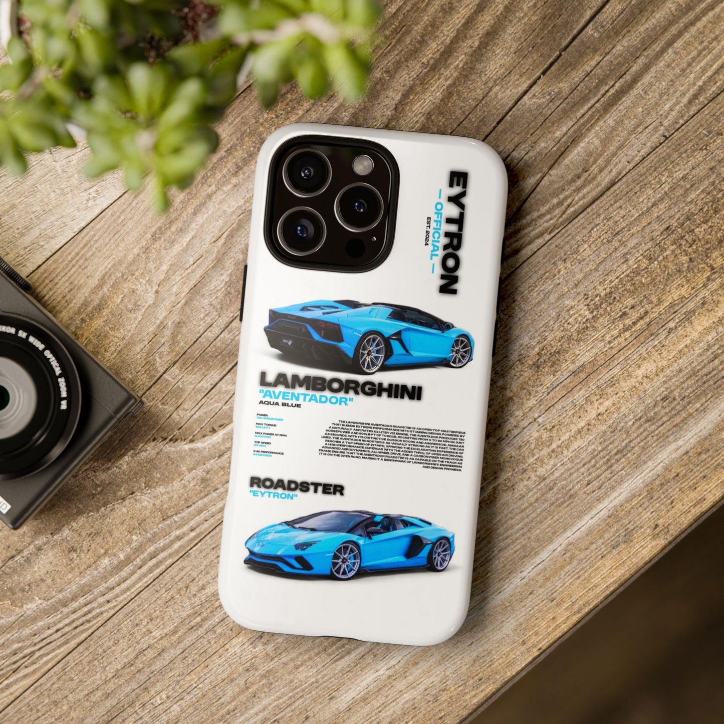"Aqua Blue" Sturdy Case