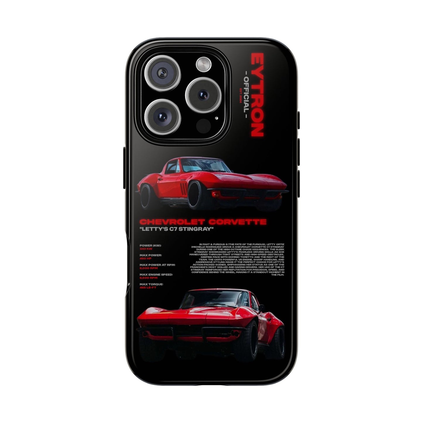 "Letty's C7 Stingray" Sturdy Case