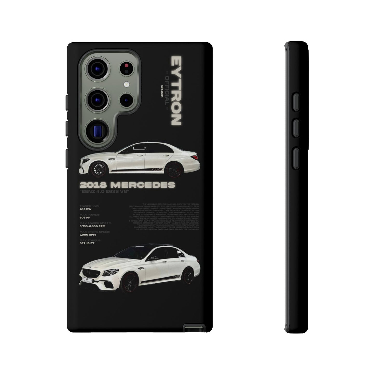 "Benz 4.0 E63S V8" Sturdy Case