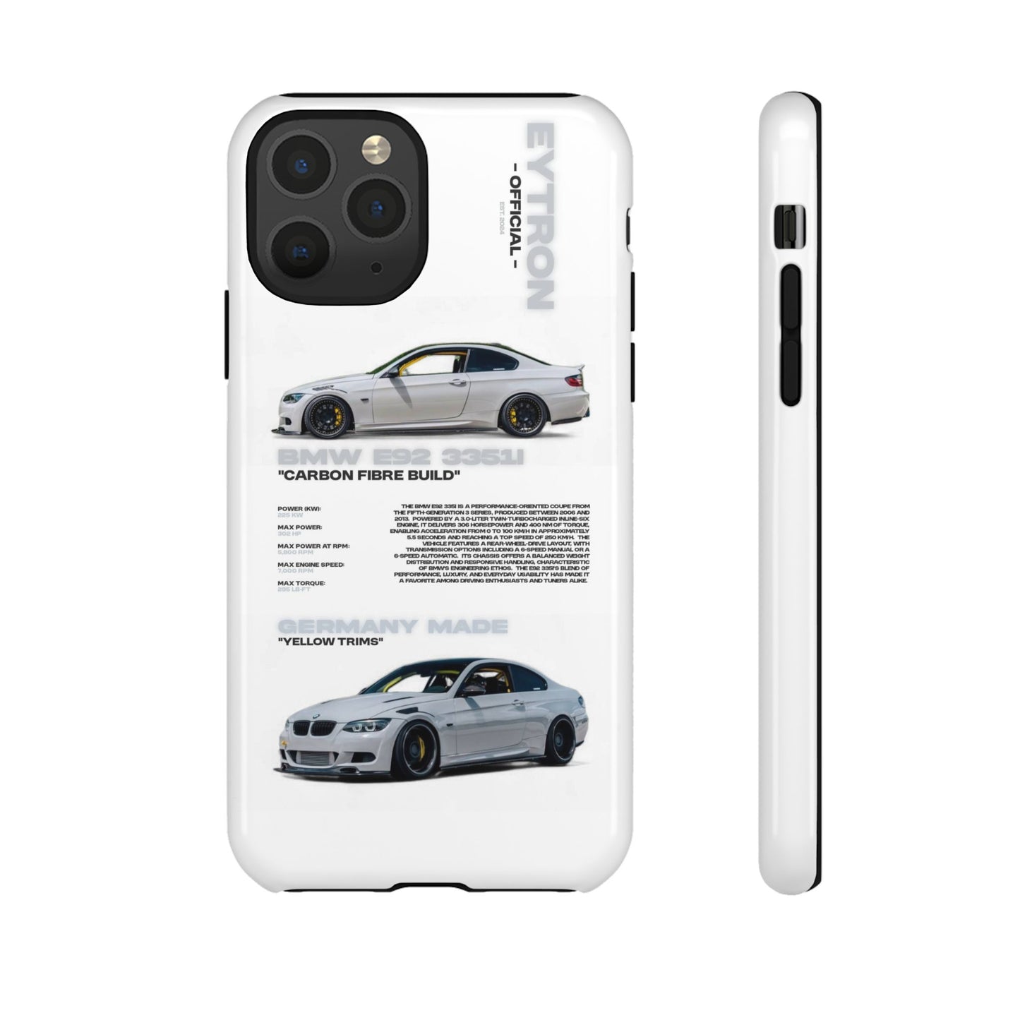 "Carbon E92" Sturdy Case