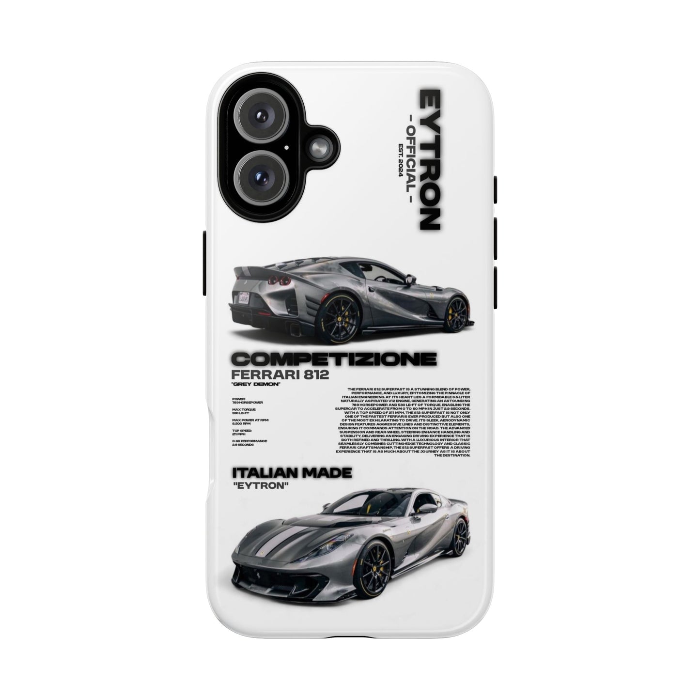 "Grey Demon" Sturdy Case