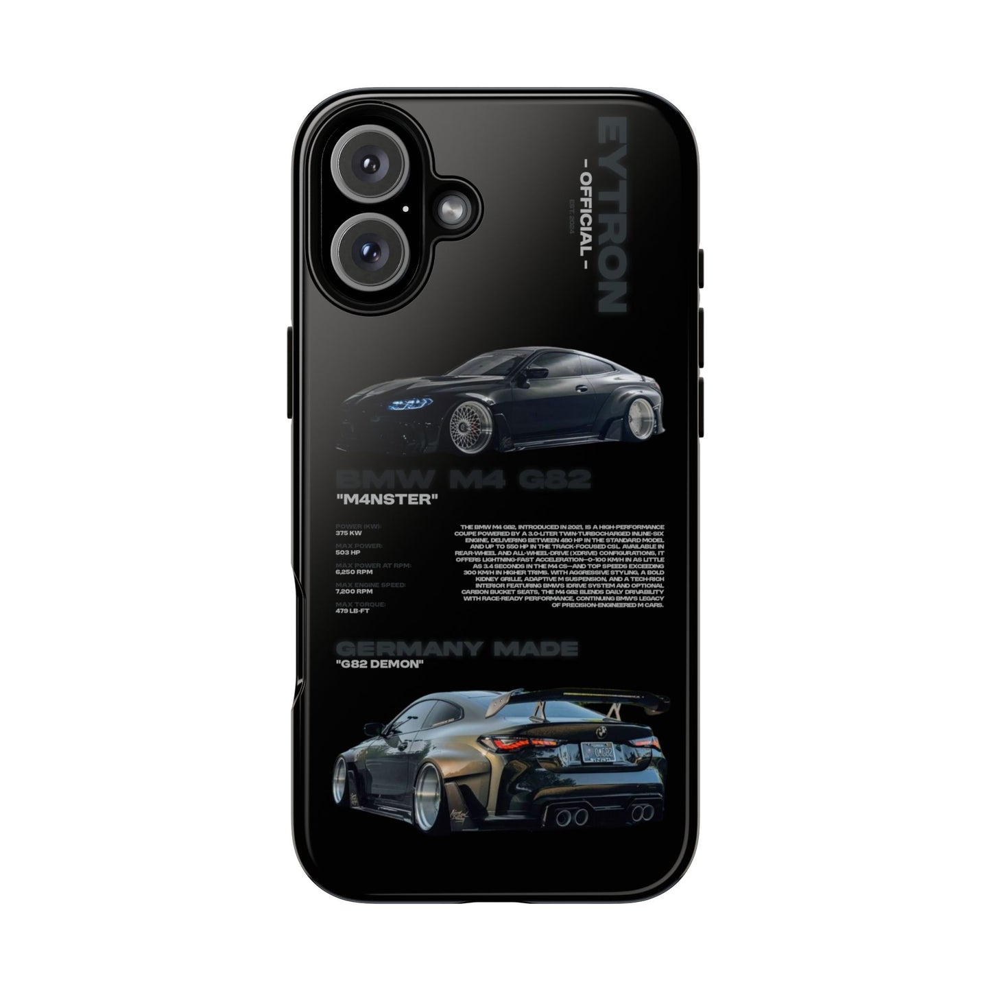 "M4nster" Sturdy Case