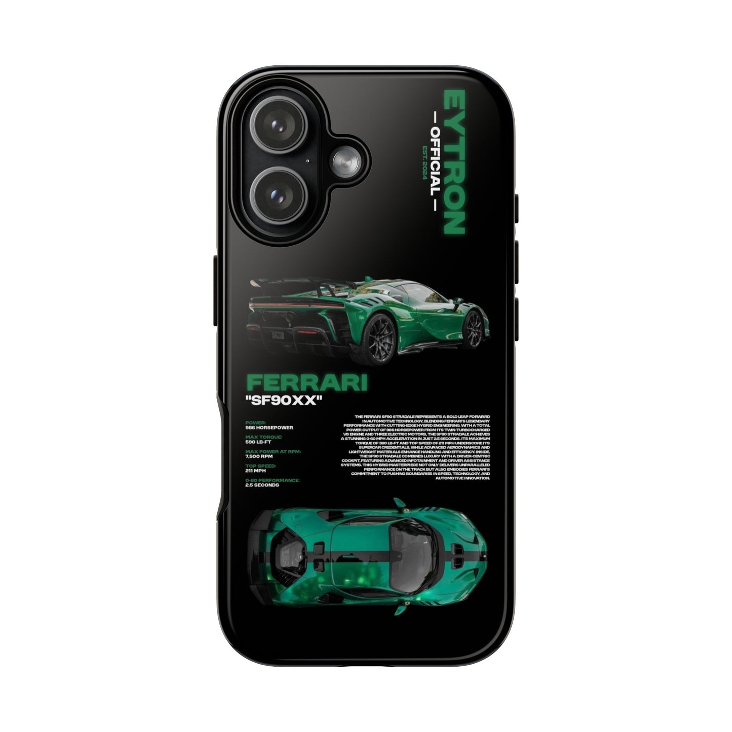 "Verde Velocity" Sturdy Case