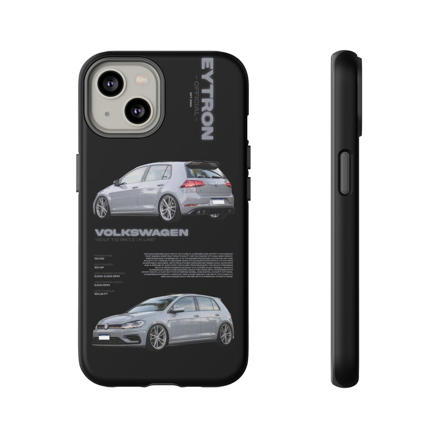 "Golf TSI MK7.5 / R Line" Sturdy Case