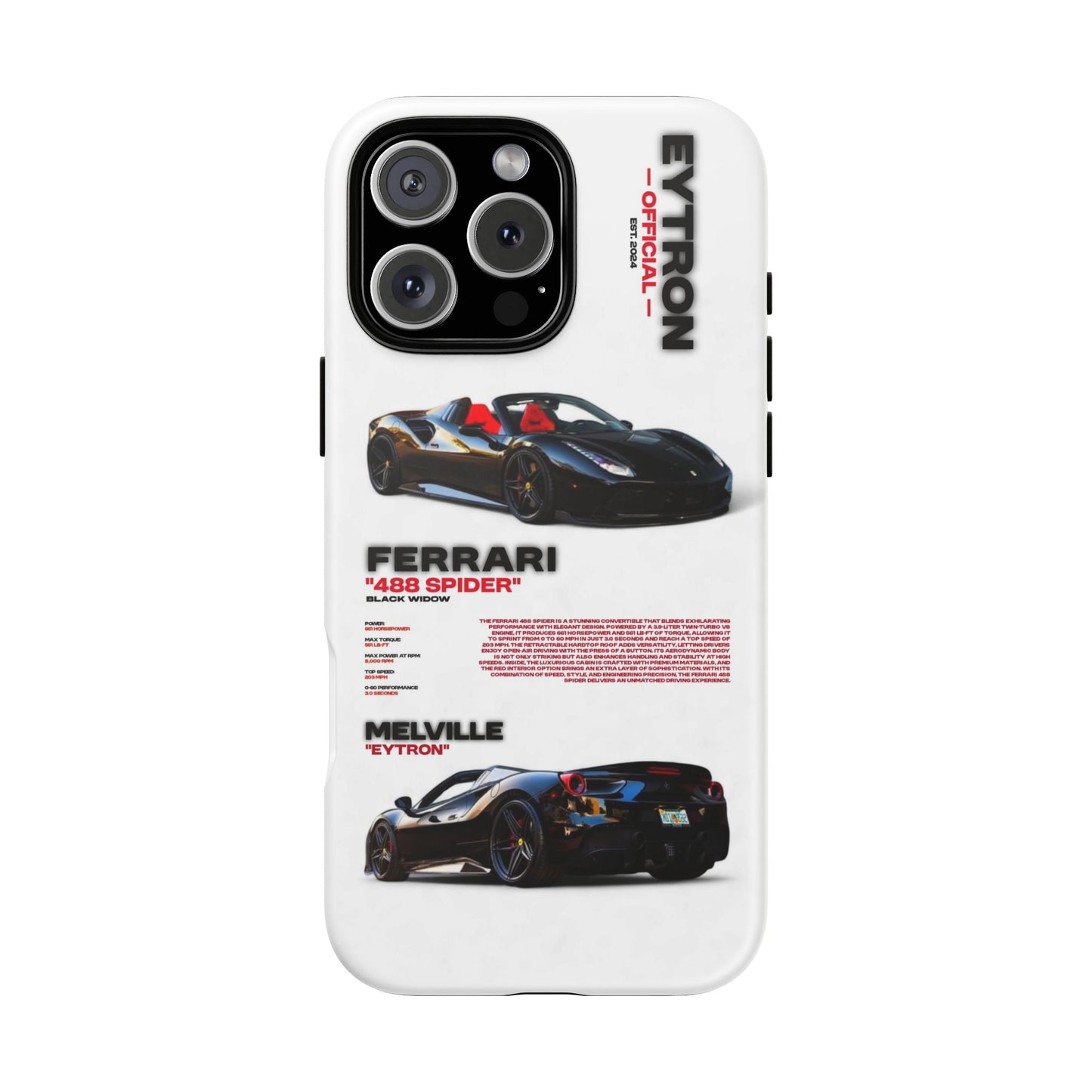 "Black Widow" Sturdy Case