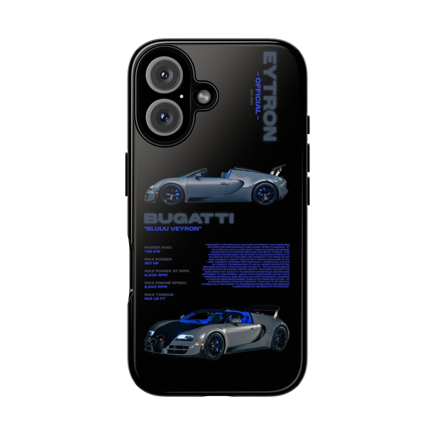 "Bluuu Veyron" Sturdy Case