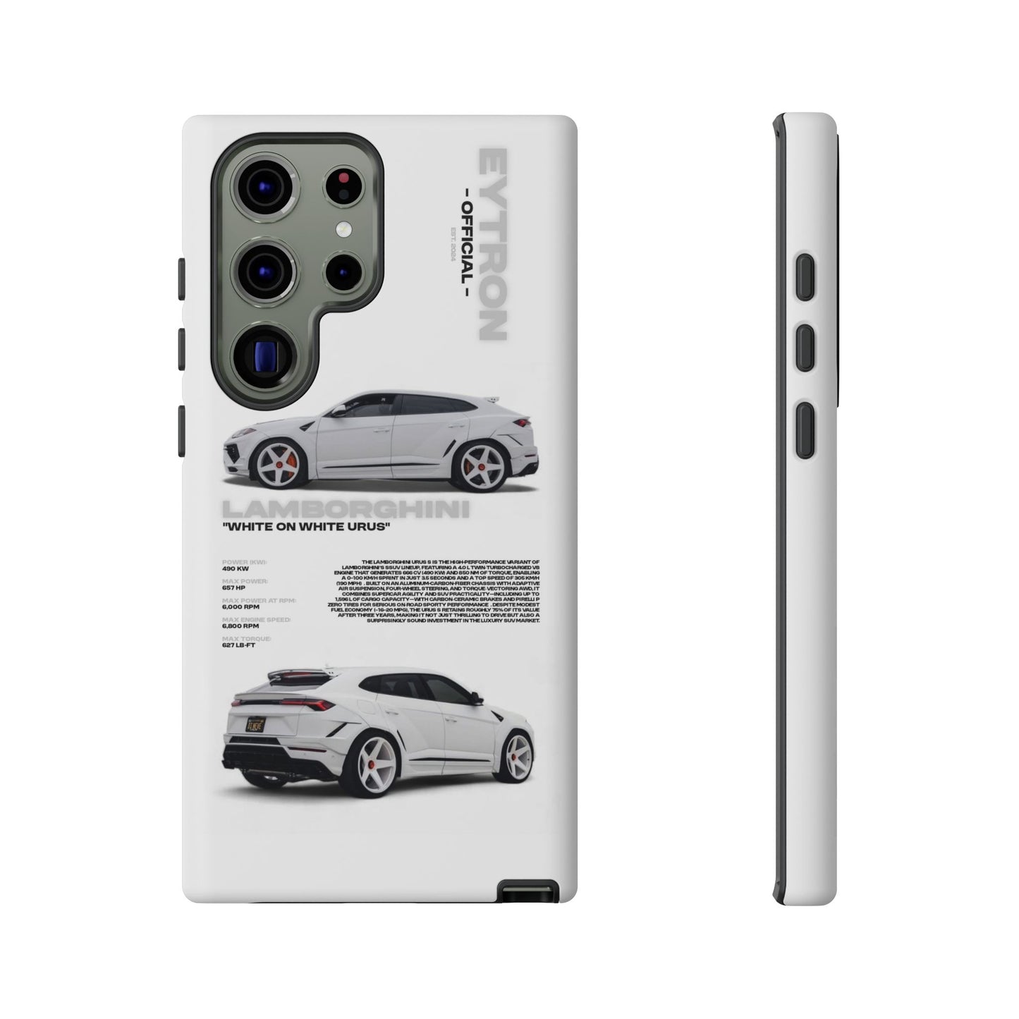 "White On White Urus" Sturdy Case