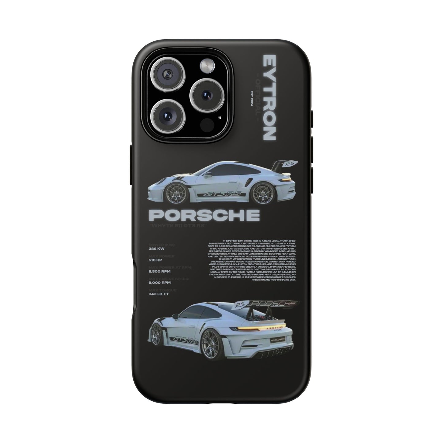 "Whyte 911 GT3 RS" Sturdy Case