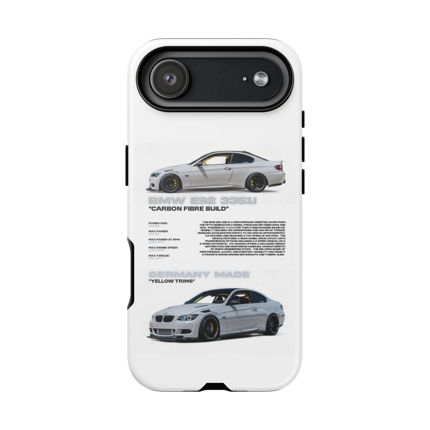 "Carbon E92" Sturdy Case