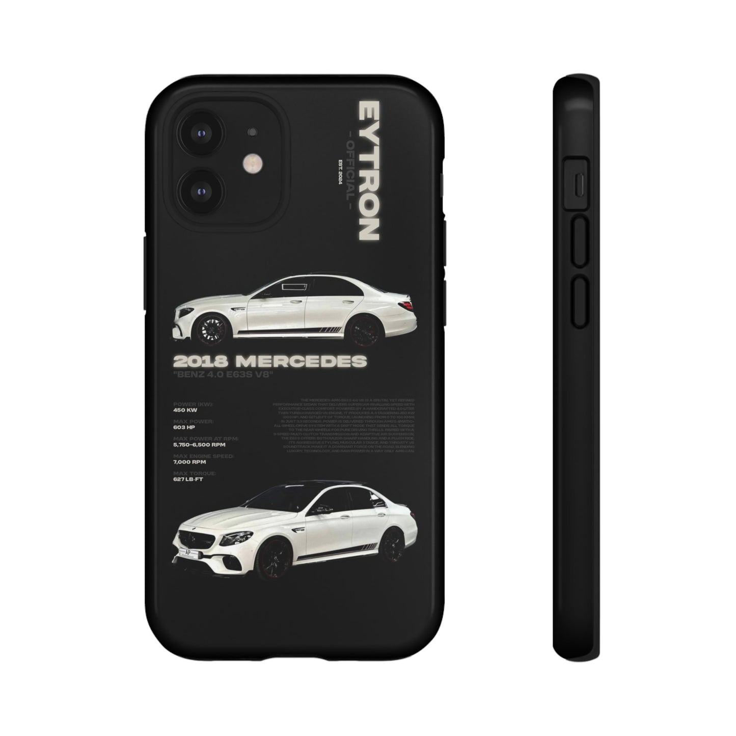 "Benz 4.0 E63S V8" Sturdy Case