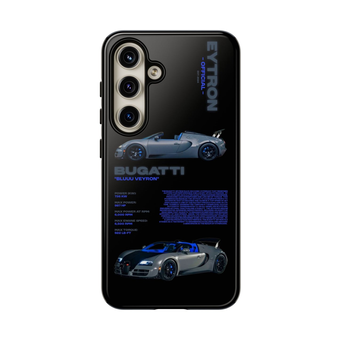 "Bluuu Veyron" Sturdy Case