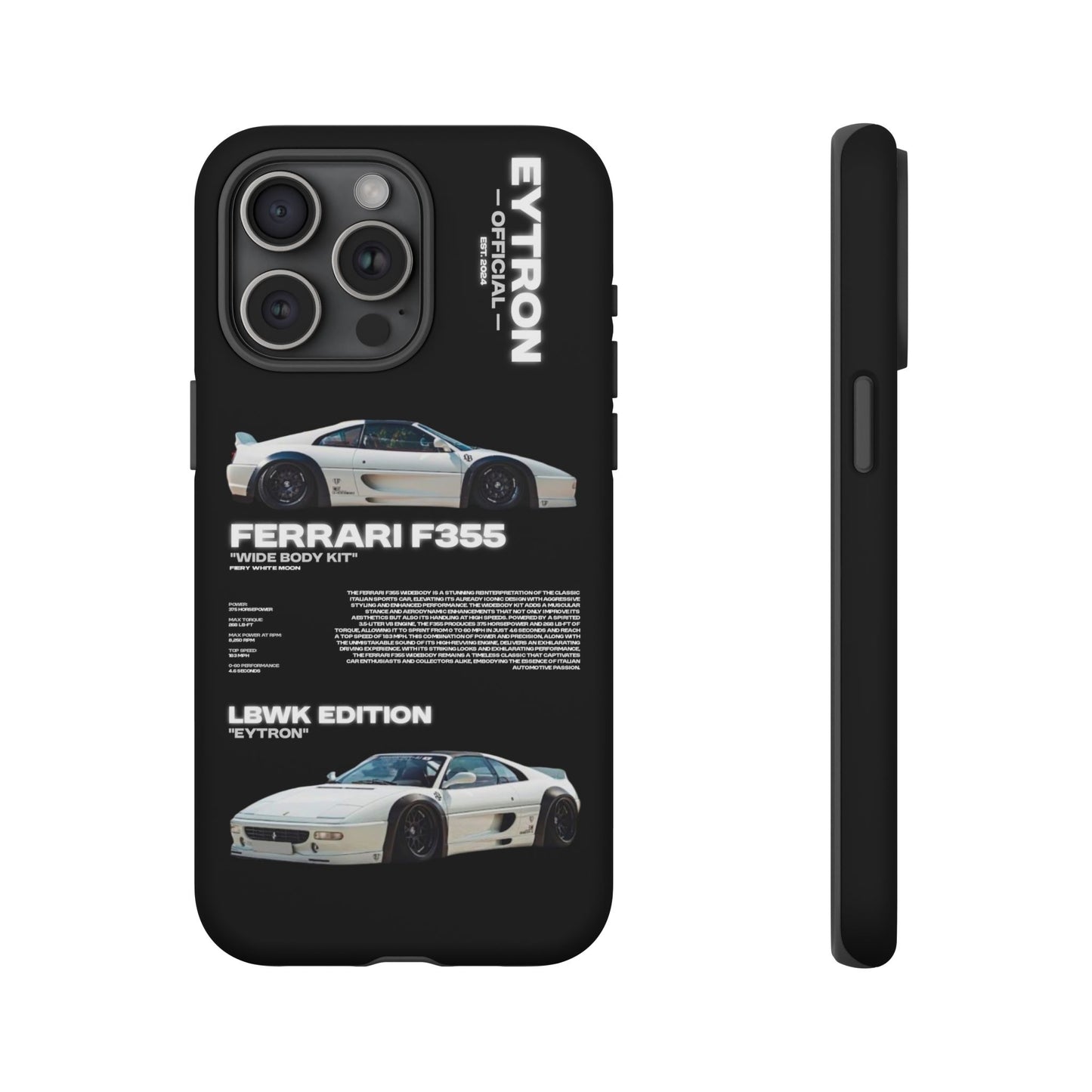 "Fiery White Moon" Sturdy Case