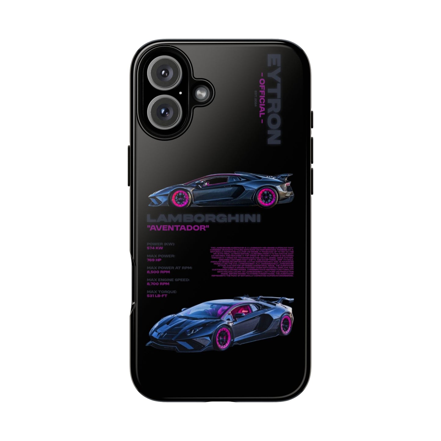 "Strad's Lambo" Sturdy Case
