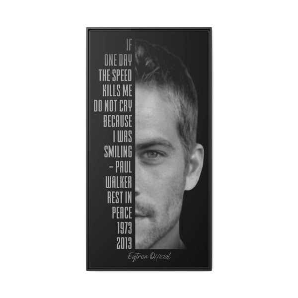 "PW" Framed Matte Canvas