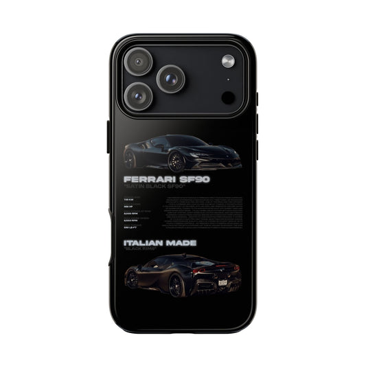 "Satin Black SF90" Sturdy Case