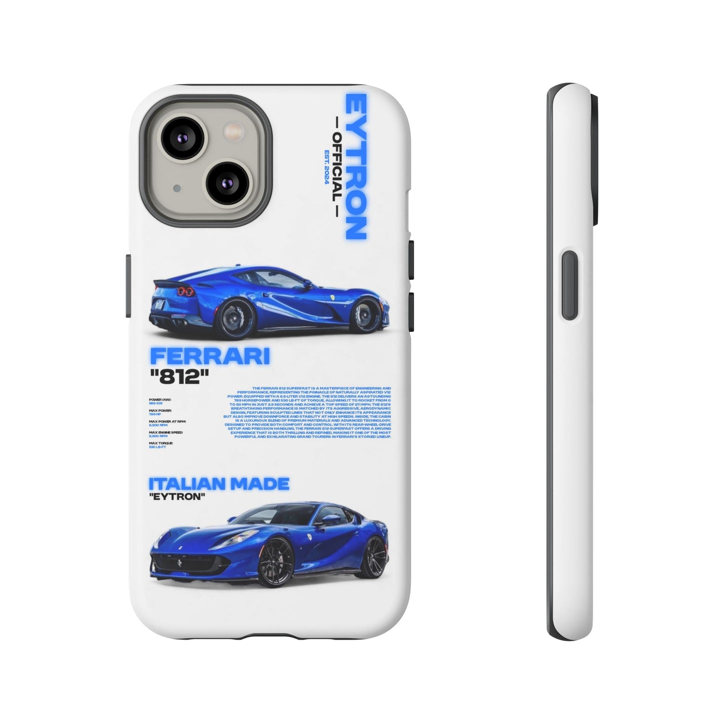 "Blue Thunder" Sturdy Case