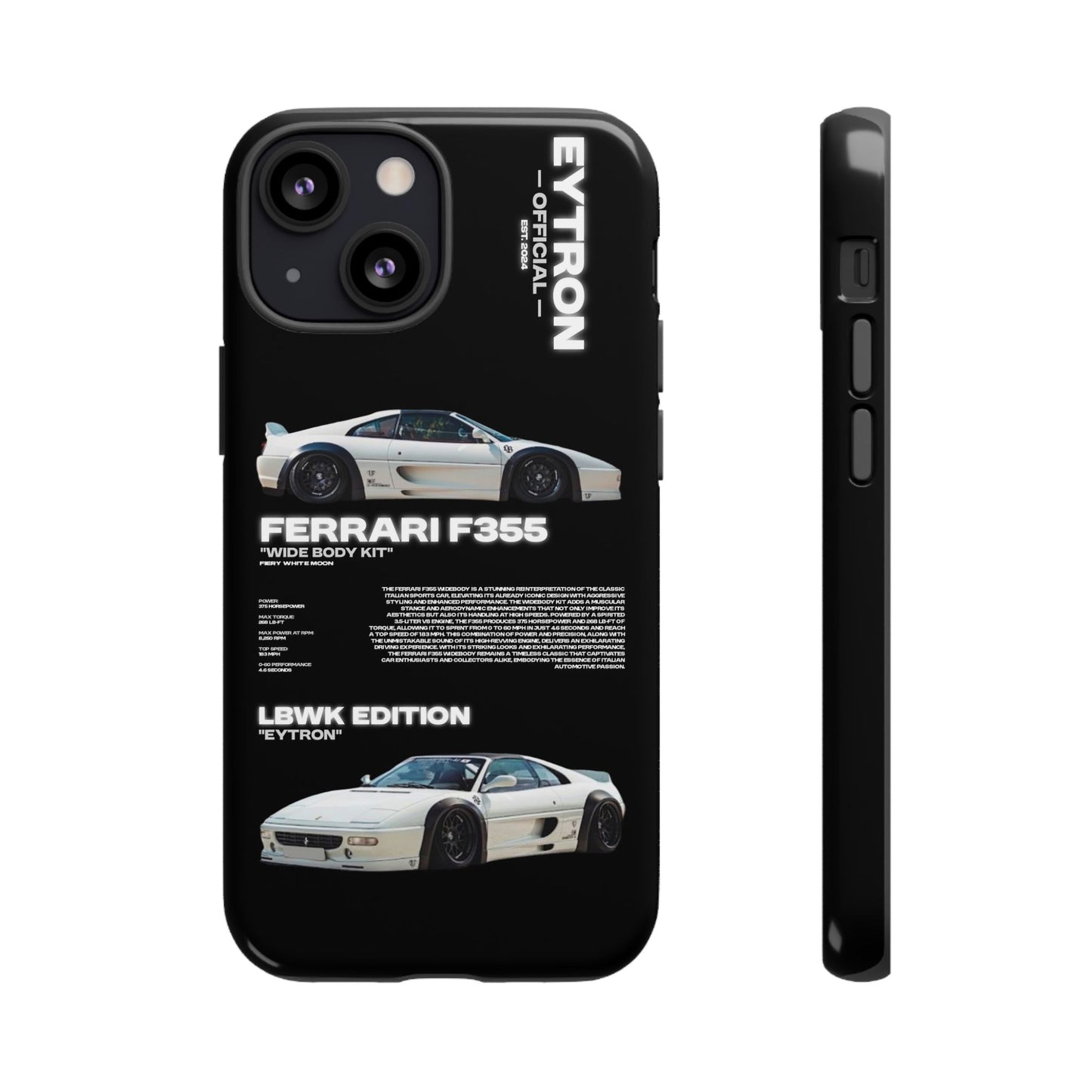 "Fiery White Moon" Sturdy Case