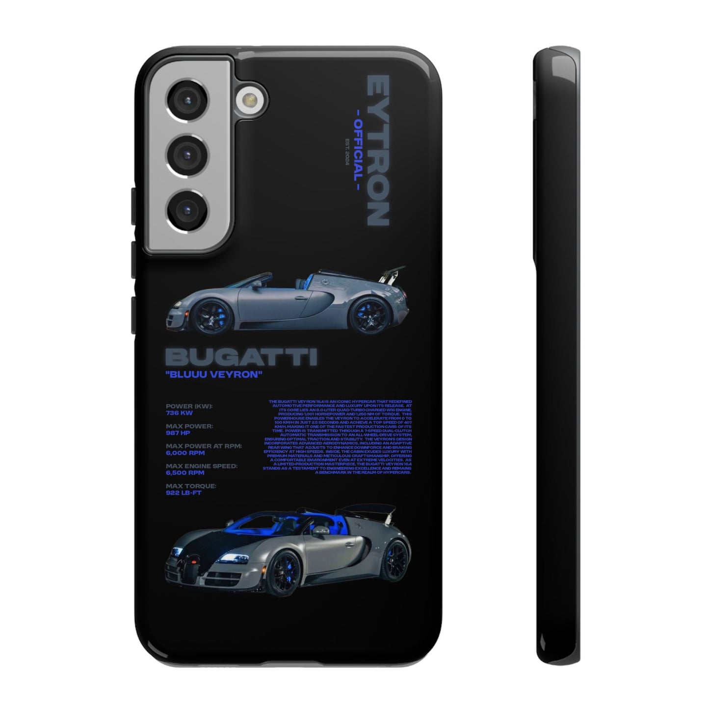 "Bluuu Veyron" Sturdy Case