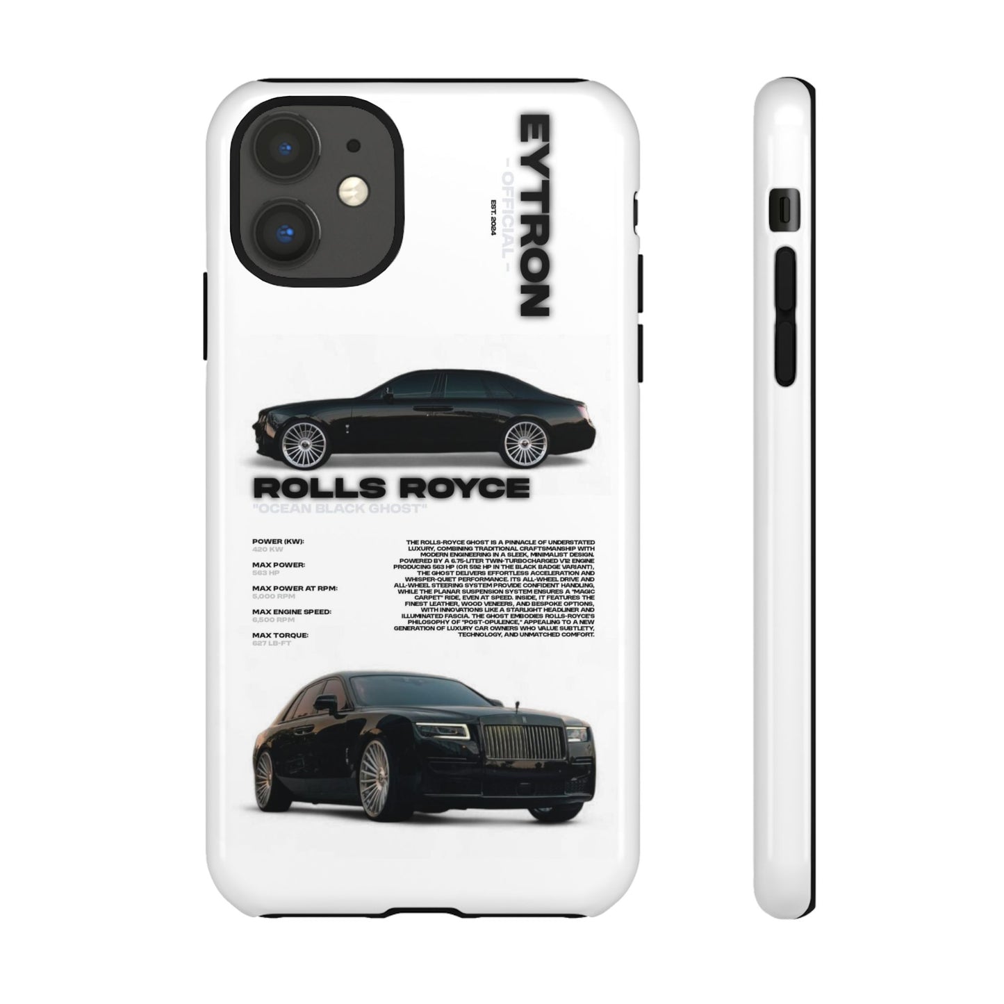 "Ocean Black Ghost" Sturdy Case