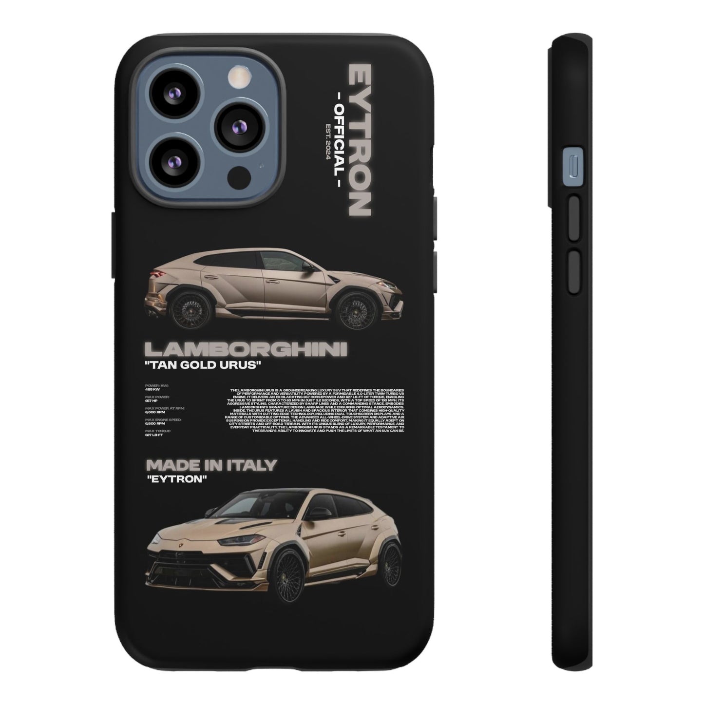 "Tan Gold Urus" Sturdy Case