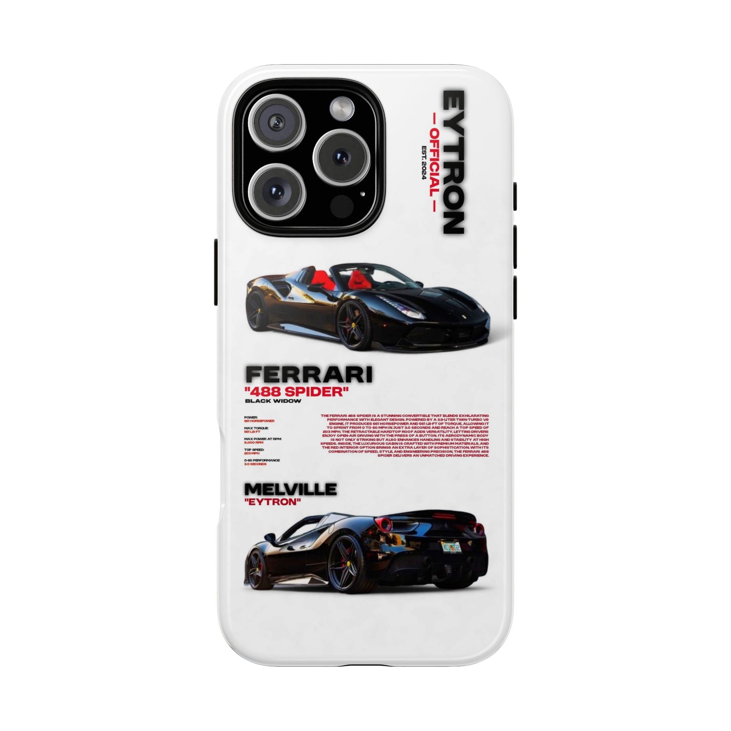 "Black Widow" Sturdy Case