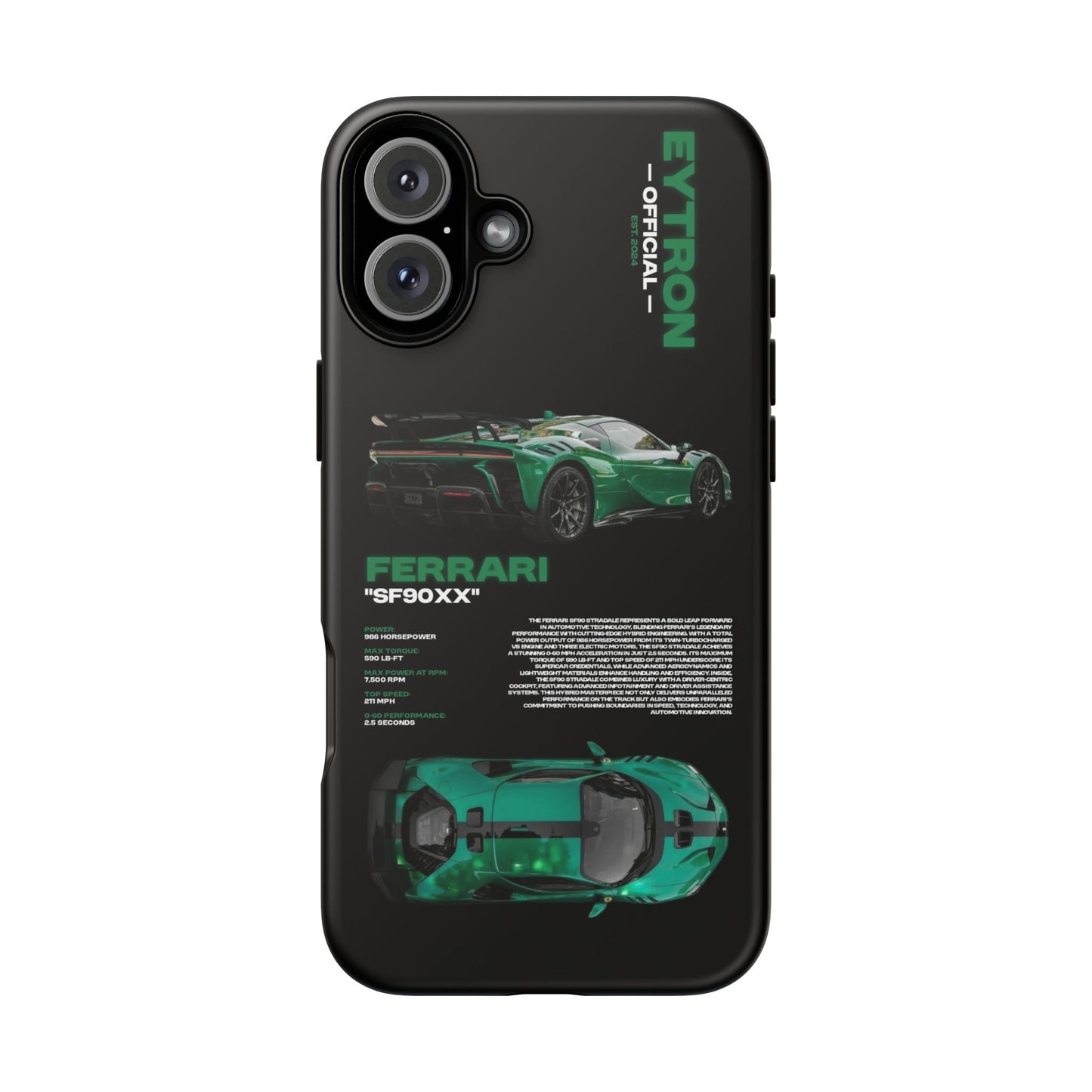 "Verde Velocity" Sturdy Case