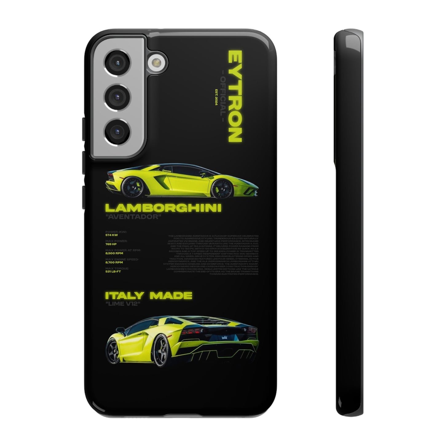 "Lime Bull" Sturdy Case