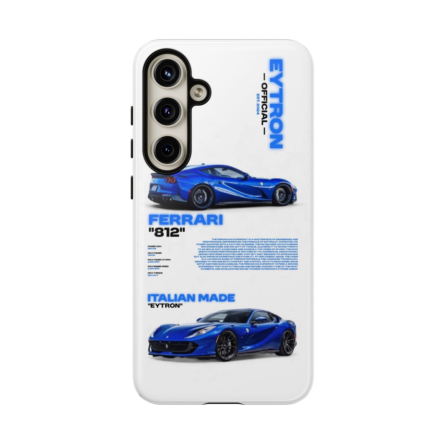 "Blue Thunder" Sturdy Case