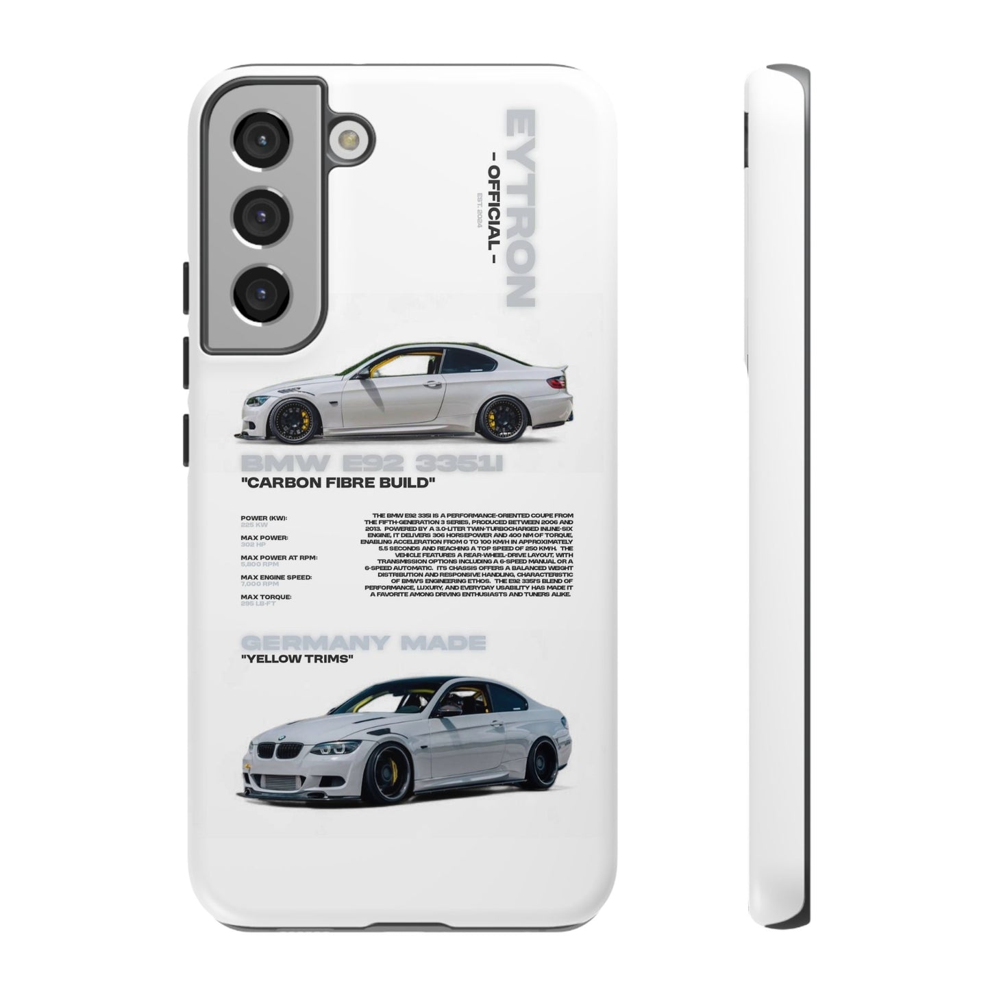 "Carbon E92" Sturdy Case