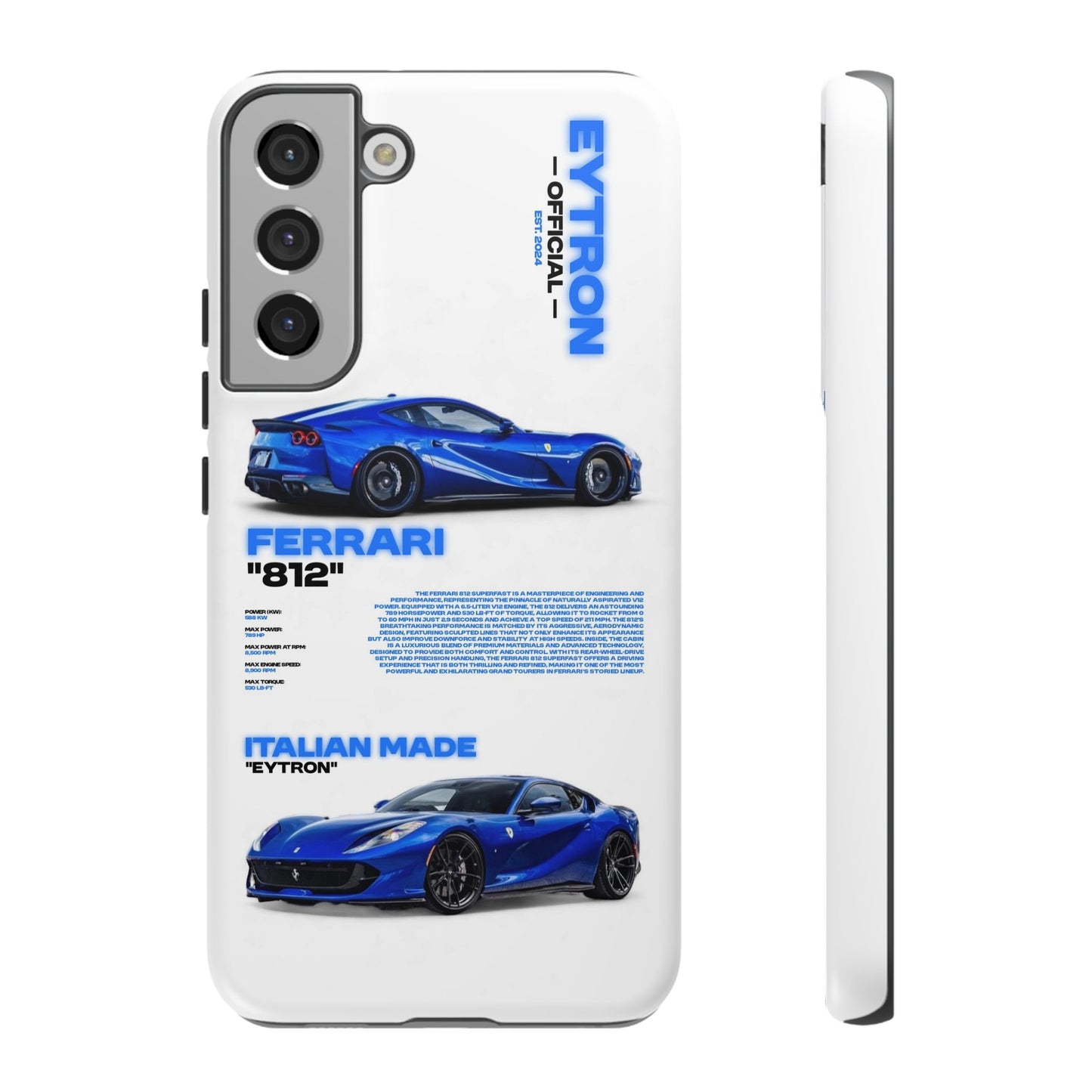 "Blue Thunder" Sturdy Case