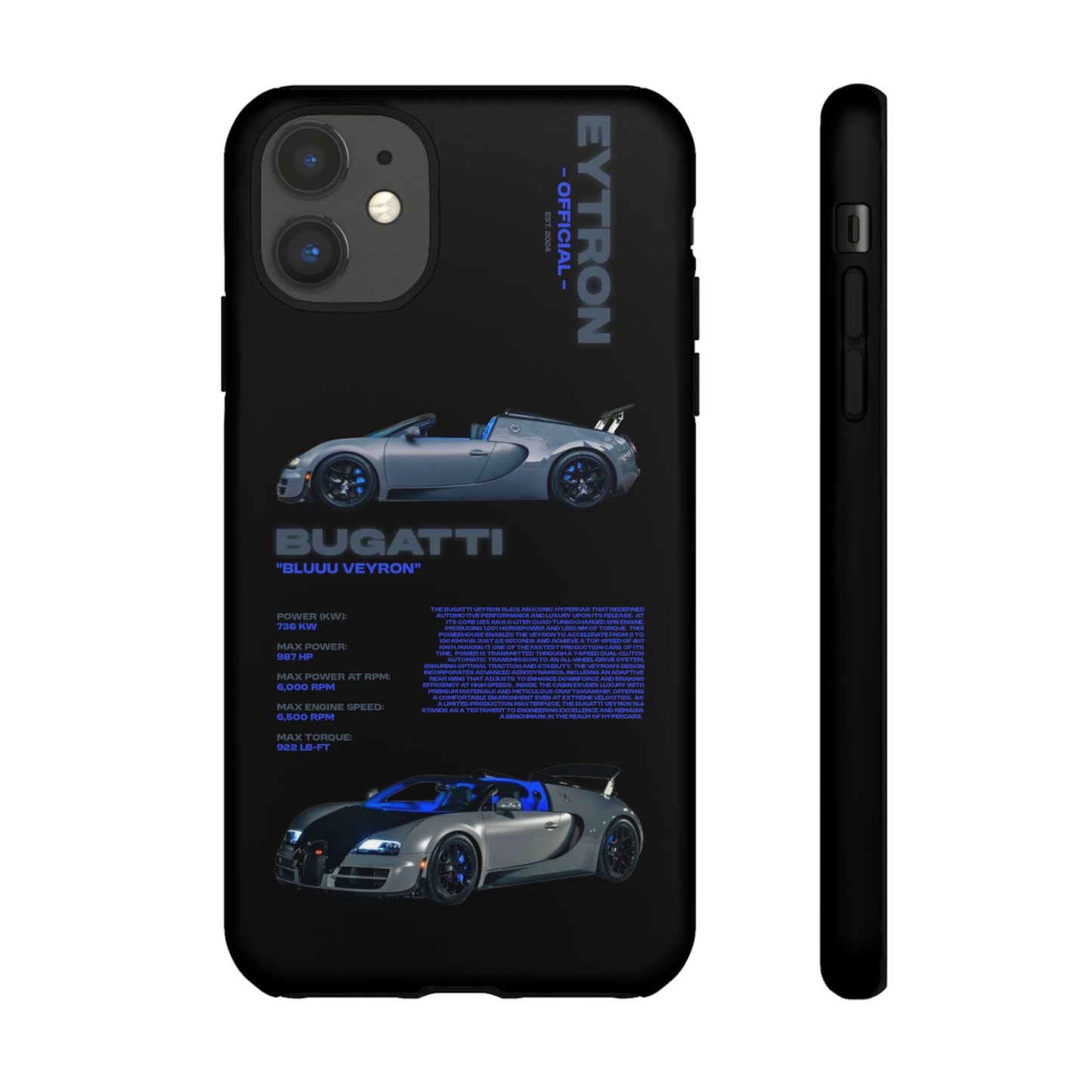"Bluuu Veyron" Sturdy Case