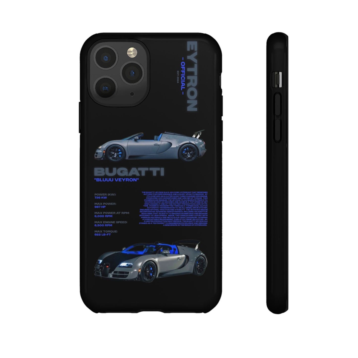 "Bluuu Veyron" Sturdy Case