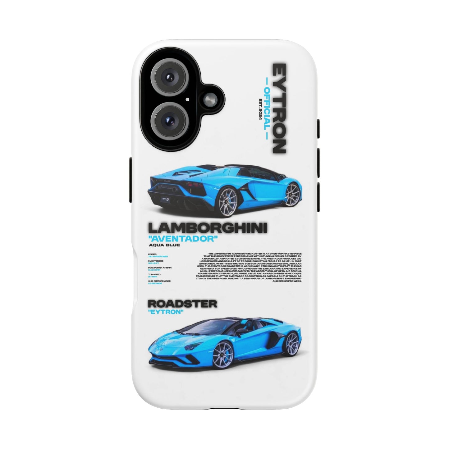 "Aqua Blue" Sturdy Case