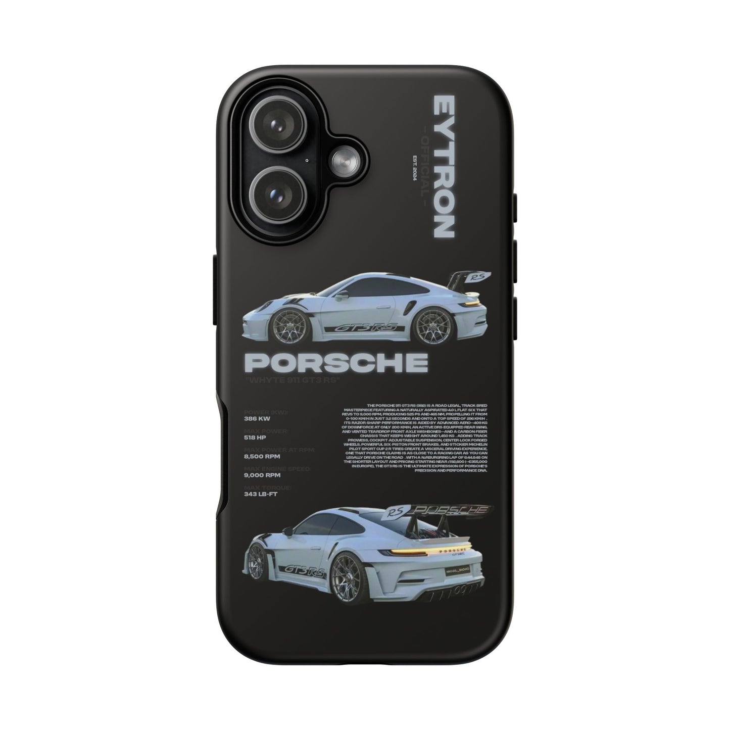 "Whyte 911 GT3 RS" Sturdy Case