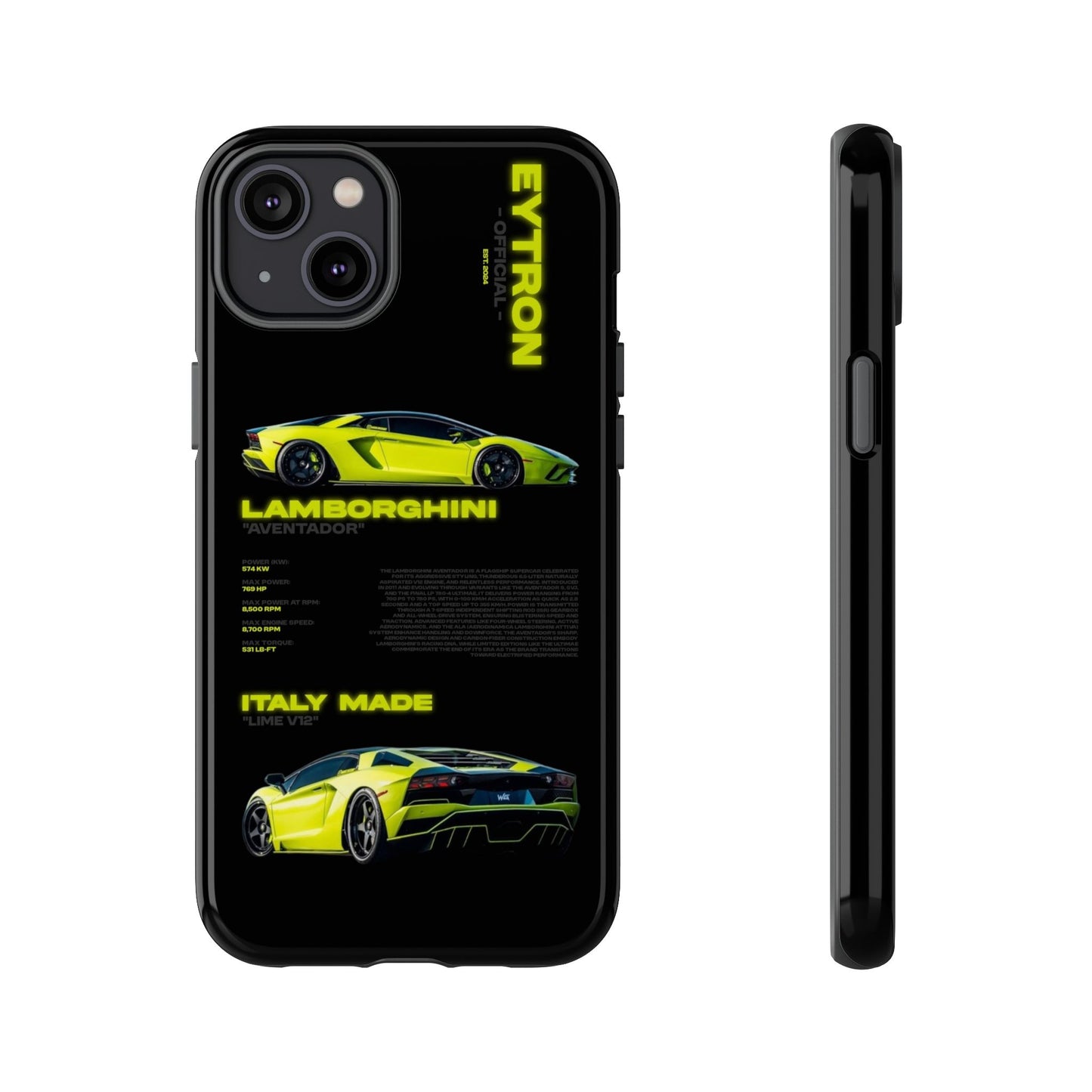 "Lime Bull" Sturdy Case