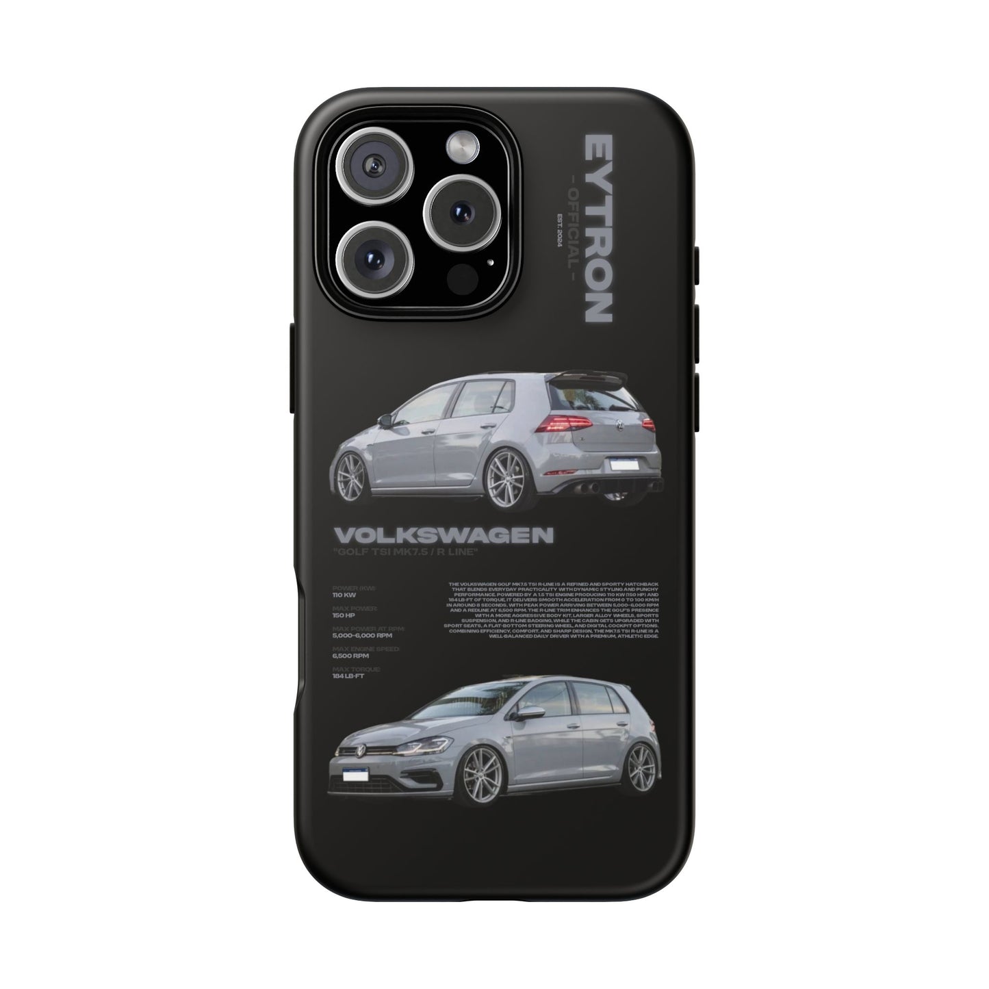 "Golf TSI MK7.5 / R Line" Sturdy Case