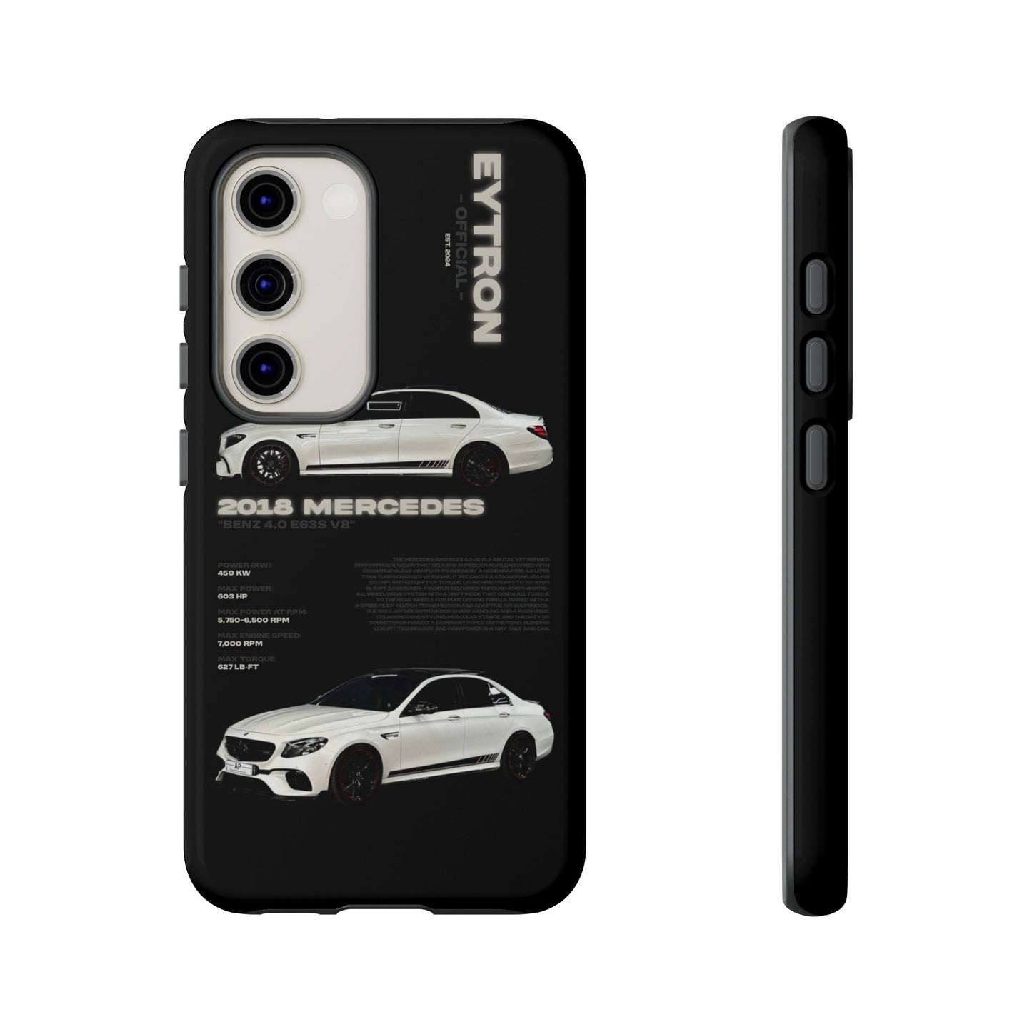 "Benz 4.0 E63S V8" Sturdy Case