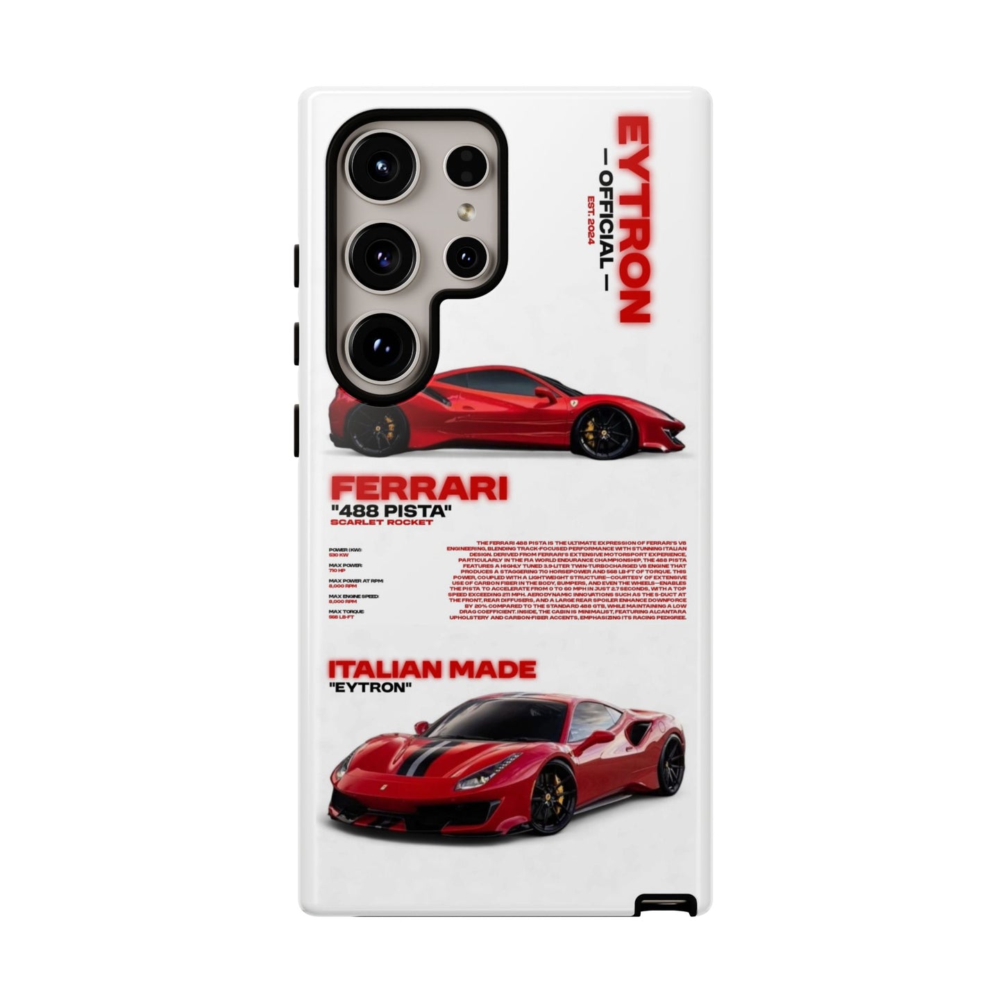 "Scarlet Rocket" Sturdy Case