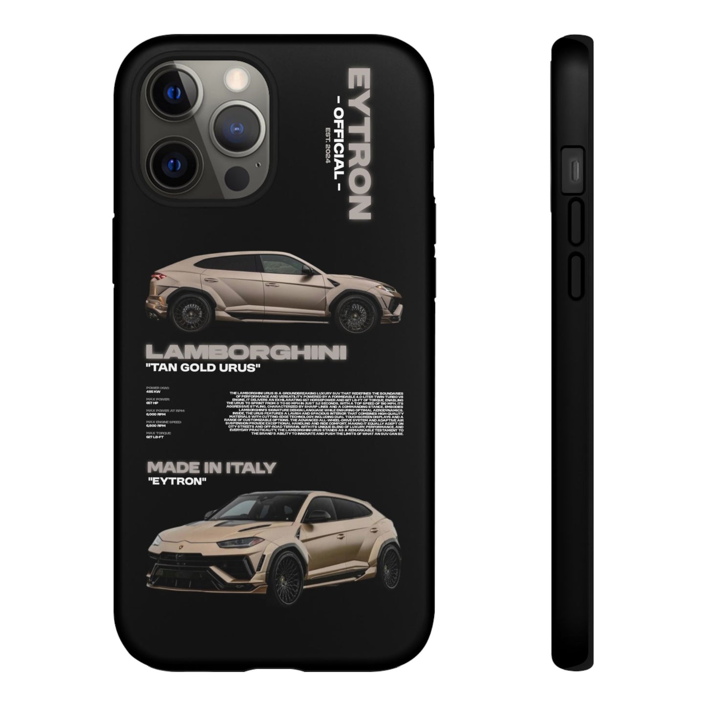 "Tan Gold Urus" Sturdy Case