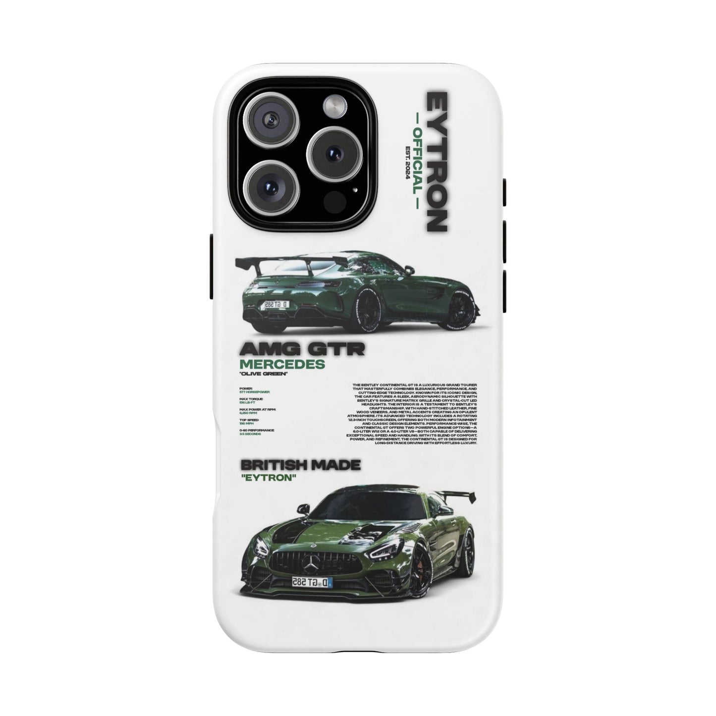 "Olive Green" Sturdy Case
