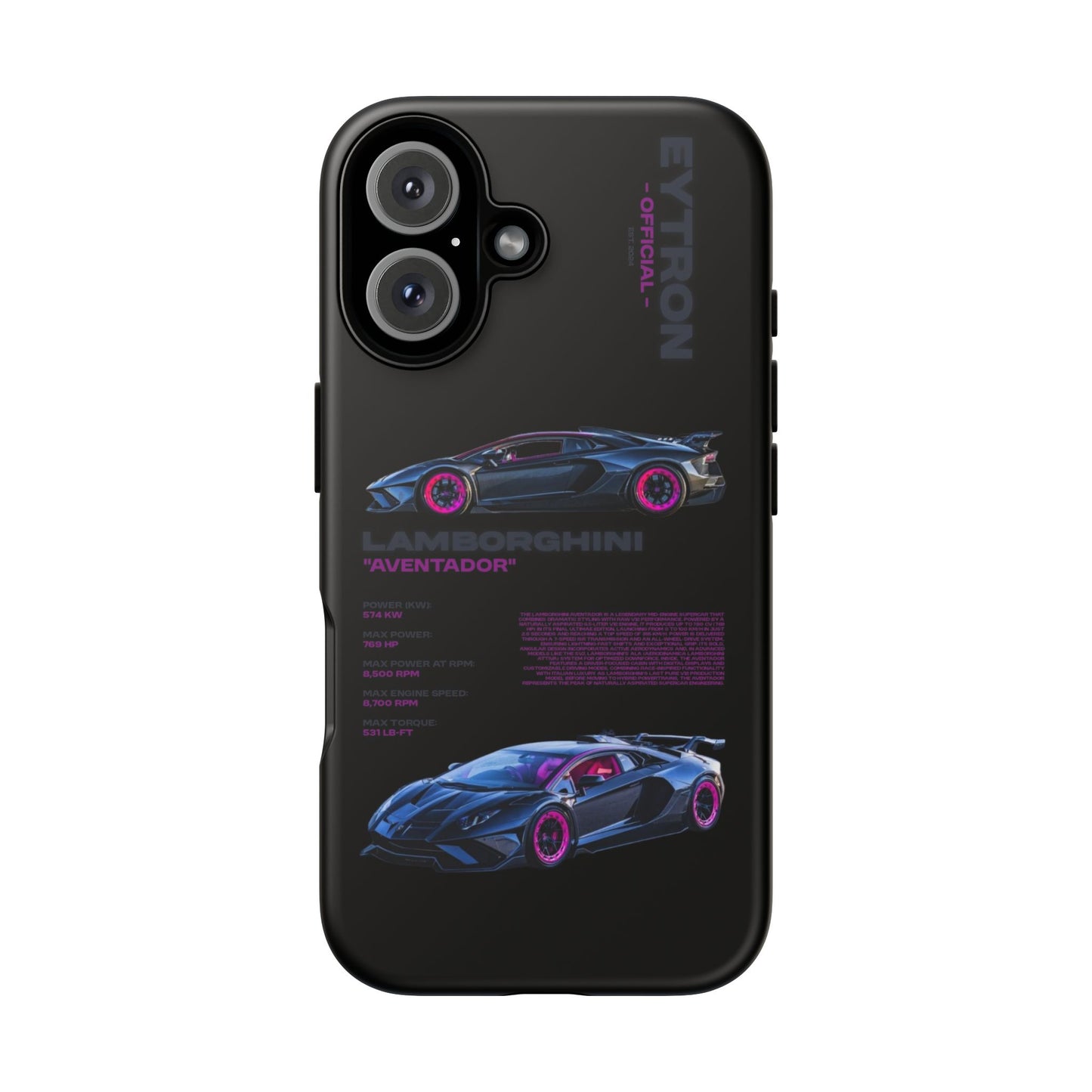 "Strad's Lambo" Sturdy Case