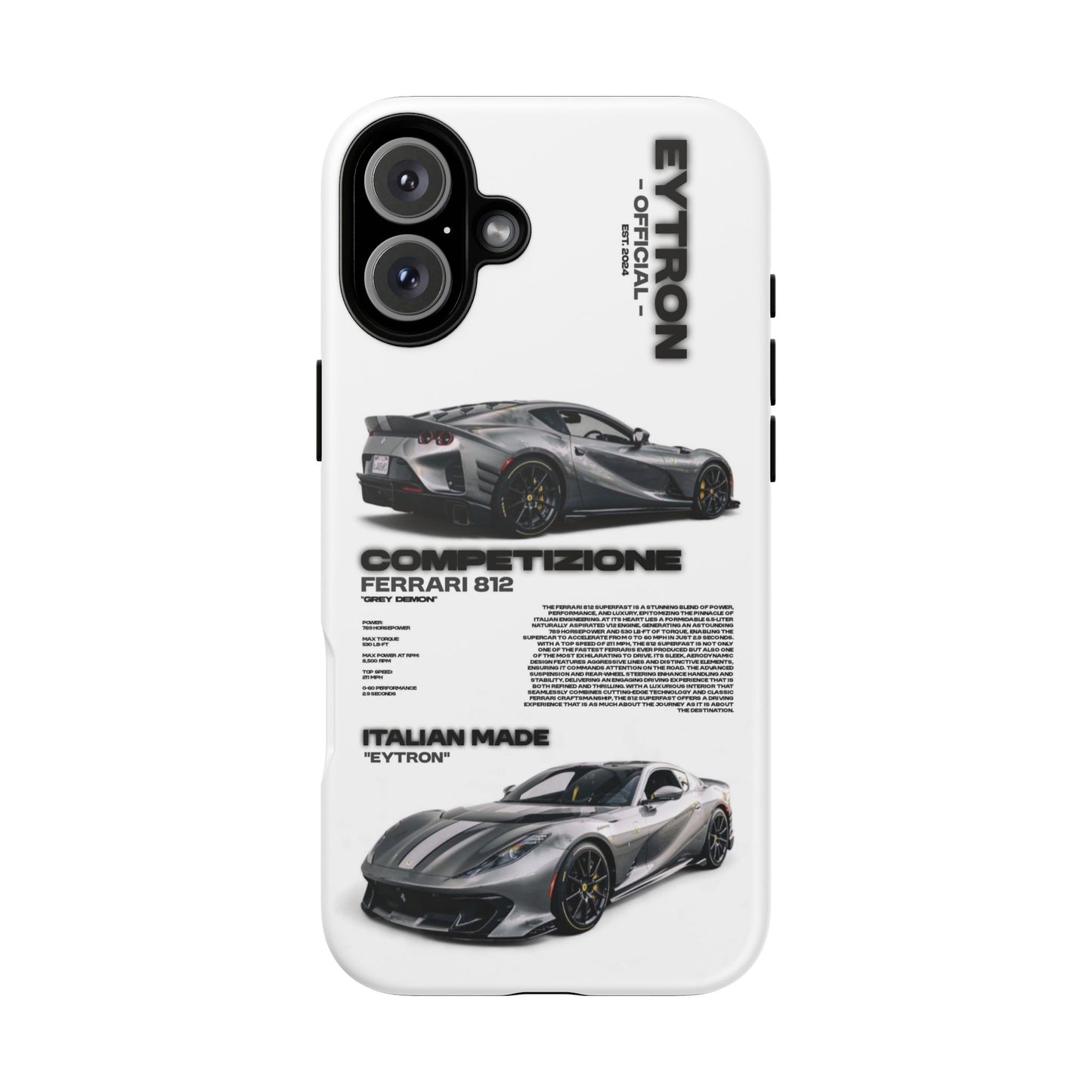 "Grey Demon" Sturdy Case