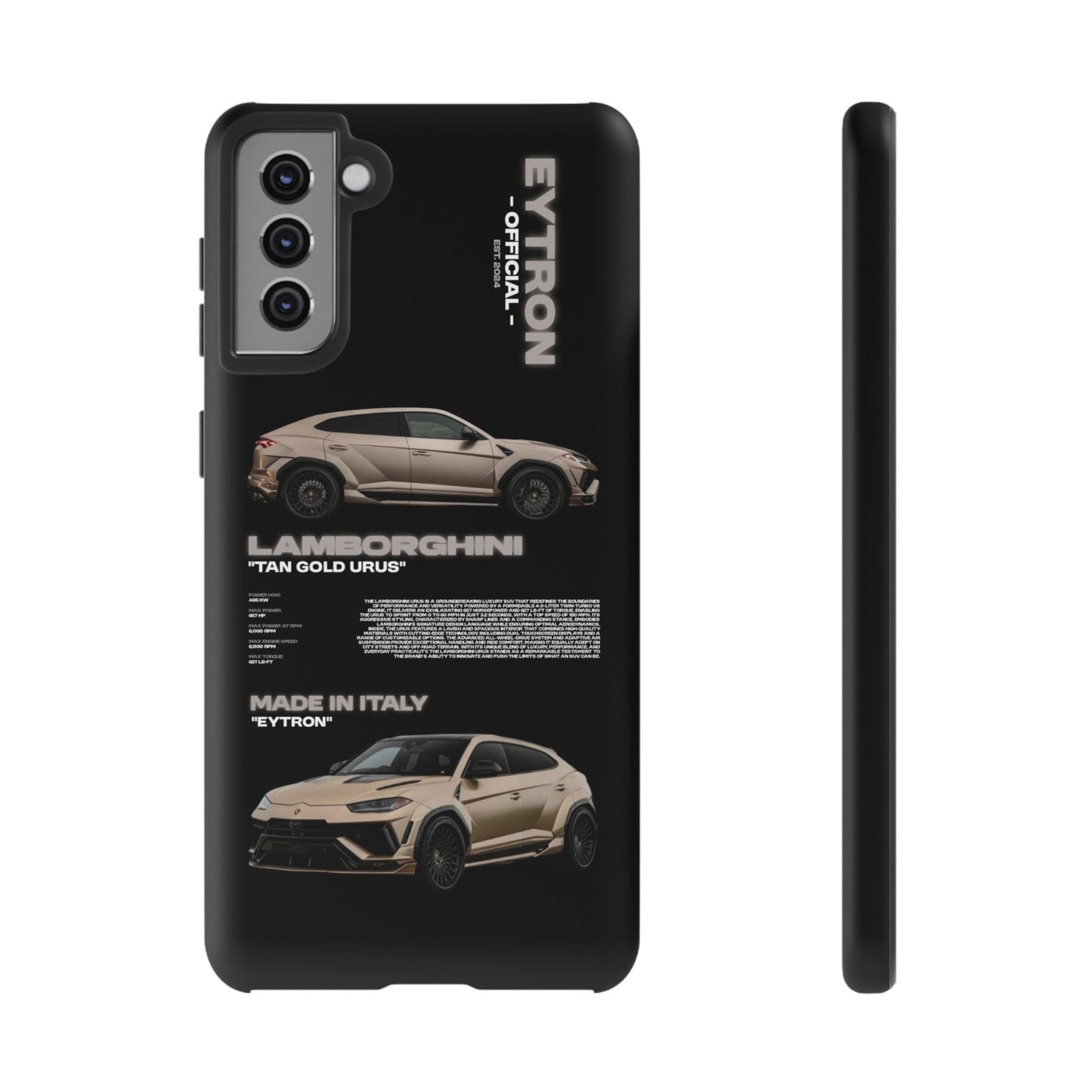 "Tan Gold Urus" Sturdy Case
